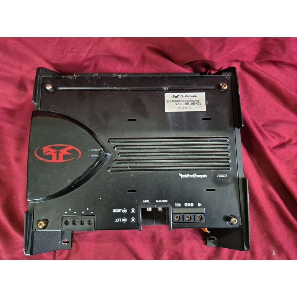 Rockford Fosgate Punch P3001 2 Channel Car Amp Powers On